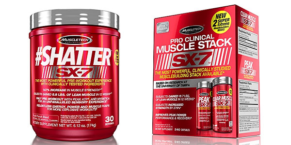 Muscletech's new SX-7 Series supplements now in stock at GNC