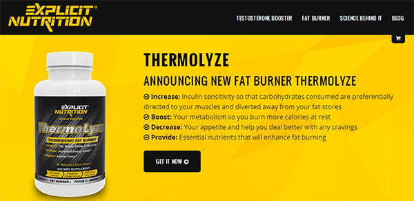 Explicit fat burner now available direct with three bottle stack also online