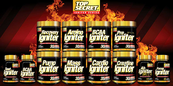 Top Secret Nutrition partially detail one of their igniter, Mass Igniter Top Secret Nutrition partially detail one of their igniter, Mass Igniter