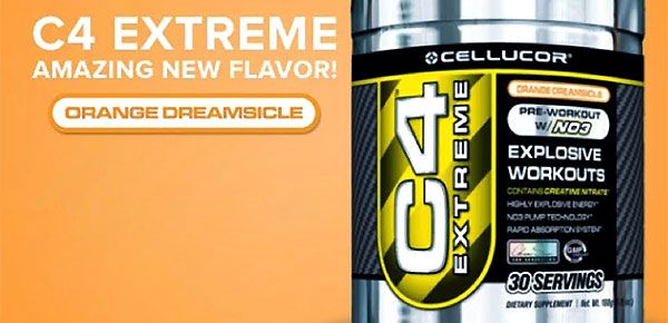 Cellucor introduce C4 Extreme flavor number 12 orang dreamsicle