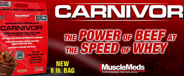 MuscleMeds due to release a 8lb Carnivor and 10lb Carnivor Mass