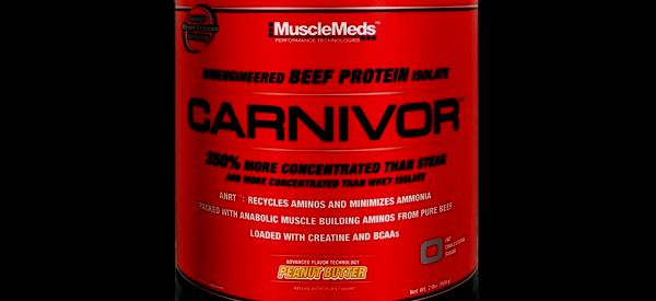 MuscleMeds make it 10 for Carnivor Protein with chocolate peanut butter
