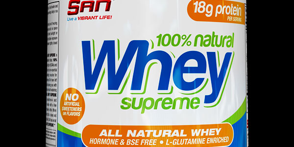 SAN Nutrition launch their all natural protien solution 100% Natural Whey Supreme