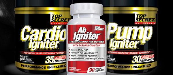 Top Secret Nutrition revamp their website along with some Igniter branding Top Secret Nutrition revamp their website along with some Igniter branding