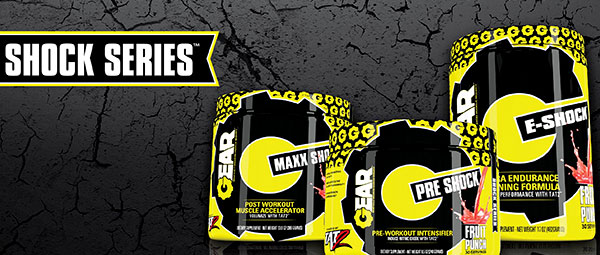 Gear's three Shock Series supplements now available at BB.com Gear's three Shock Series supplements now available at BB.com