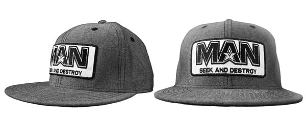 MAN's Seek and Destroy Snapback now available at Bodybuilding.com