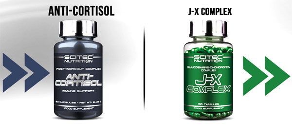 Scitec change back C-X and J-X Complex to Anti-Cortisol and Joint-X