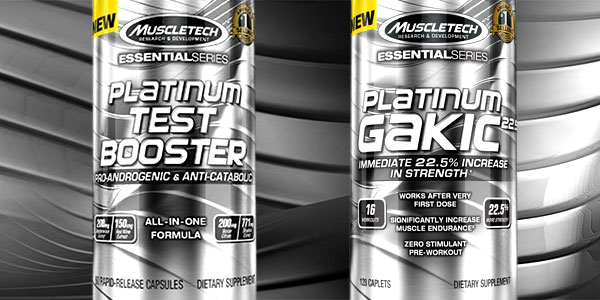 Update on Muscletech's two missing Essentials, Platinum Gakic and Platinum Test Booster