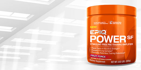 Stimulant free Epiq Power SF listing just 10mg of CarnoSyn beta-alanine Stimulant free Epiq Power SF listing just 10mg of CarnoSyn beta-alanine
