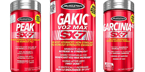 Muscletech reveal more SX-7s, Gakic VO2 Max, Garcinia 4X and a separately sold Peak