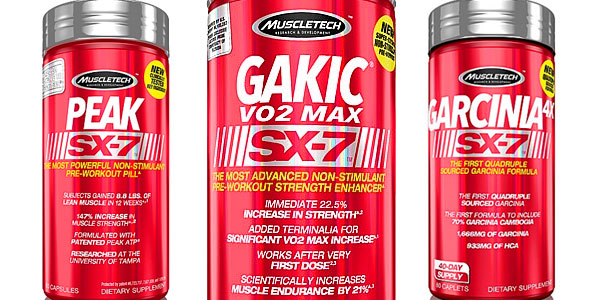 Muscletech reveal more SX-7s, Gakic VO2 Max, Garcinia 4X and a separately sold Peak Muscletech reveal more SX-7s, Gakic VO2 Max, Garcinia 4X and a separately sold Peak