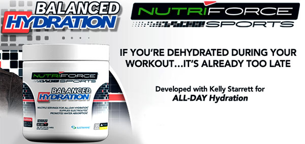 Nutriforce new Balanced Hydration launched at Muscle & Strength Nutriforce new Balanced Hydration launched at Muscle & Strength
