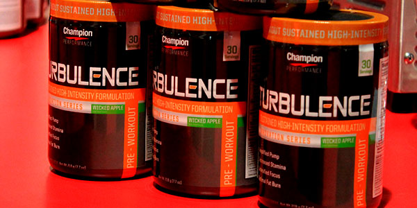 Full list of ingredients in Champion's new pre-workout Turbulence Full list of ingredients in Champion's new pre-workout Turbulence