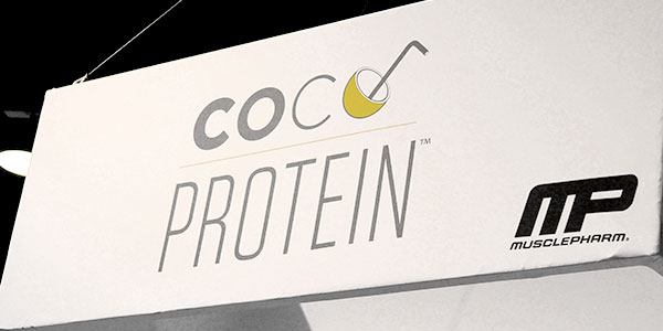 Muscle Pharm's Coco Protein debuted at the 2014 Olympia Expo