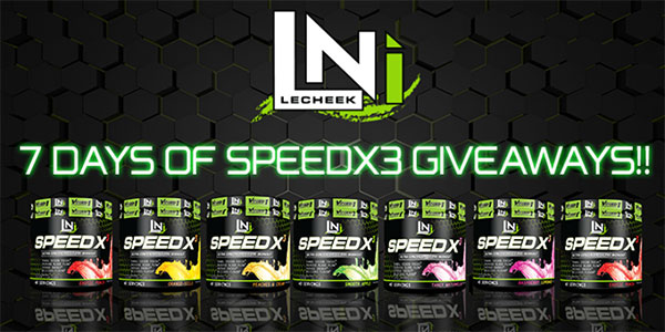 Lecheek Nutrition show off their new branding in a Speed X3 giveaway Lecheek Nutrition show off their new branding in a Speed X3 giveaway