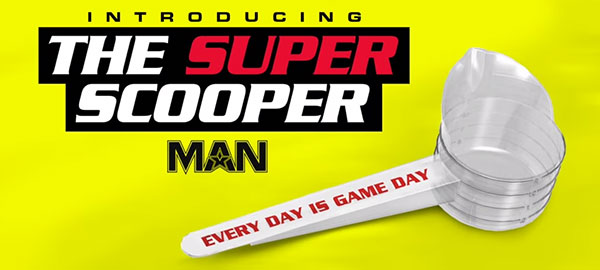 MAN Sports replace their Game Day scoop with the Super Scooper MAN Sports replace their Game Day scoop with the Super Scooper