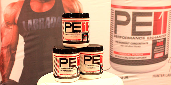 Labrada sampling PE1 through jugs at the Olympia Expo Labrada sampling PE1 through jugs at the Olympia Expo