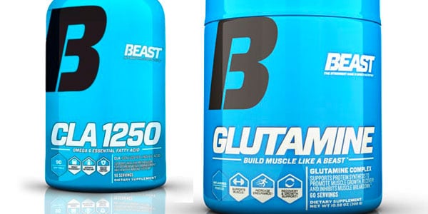 Closer look at two of Beast's new basics, Glutamine and CLA 1250