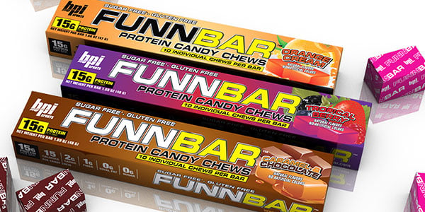BPI introduce the first high protein candy chew FunnBar