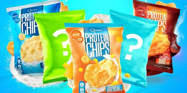 Quest Nutrition launching sour cream & onion and salt & vinegar Protein Chips