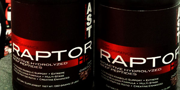 AST's Raptor HP confirmed as a beef protein powder