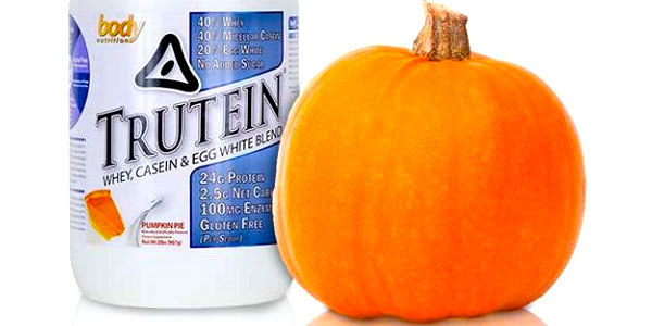 Seasonal Body Nutrition pumpkin pie Trutein available and on sale for Halloween