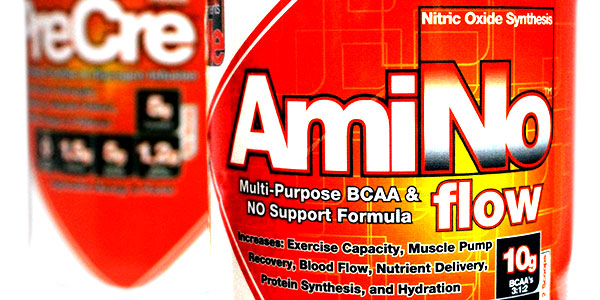 Muscle Elements transparently dosed facts panel for AmiNO Flow revelaed