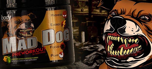 Body Nutrition's first pre-workout effort Mad Dog launched for less than 50 cents a serving