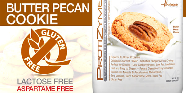 Butter Pecan Cookie Metabolic Protizyme goes on sale at Natural Body