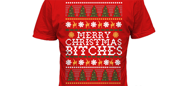 Limited edition MAN Merry Christmas Bitches tee back for just $14.95 Limited edition MAN Merry Christmas Bitches tee back for just $14.95