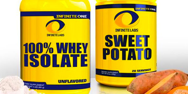 100% Whey Isolate & Sweet Potato looking ready to join Infinite Lab's Infinite One line