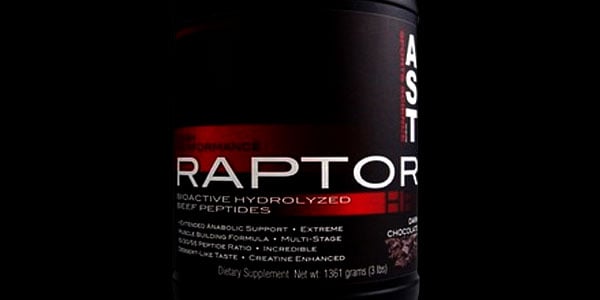 Supplement Central first to stock AST's new beef protein Raptor HP