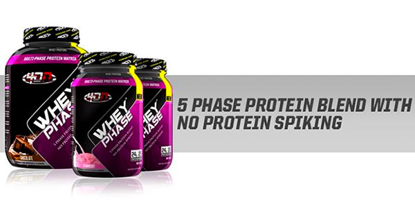 Updated 4D Whey Phase promoting 5 phase formula and no amino spiking