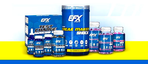 Fans get a look at All-American EFX's range in the new blue branding