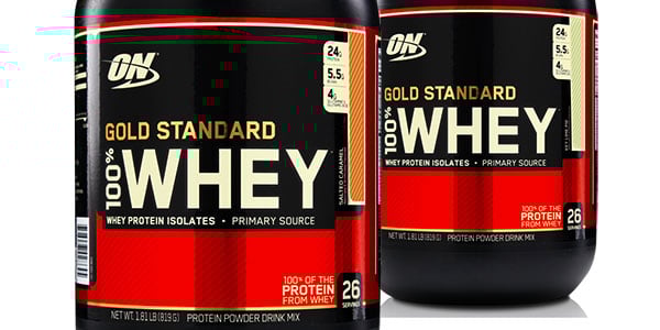 Optimum's key lime pie & salted caramel Gold Standard show up in 3.5lb tubs Optimum's key lime pie & salted caramel Gold Standard show up in 3.5lb tubs