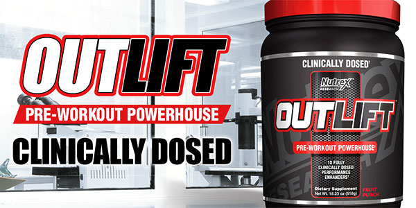 Quarter size Nutrex Outlift sees Bodybuilding.com get yet another trial tub