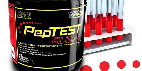 Testosterone infused pre-workout PepTEST Bulk joins MAN's coming soon list