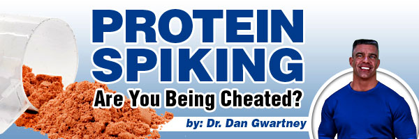 Dr. Dan Gwartney shows what side Labrada are on in war against amino spiking 