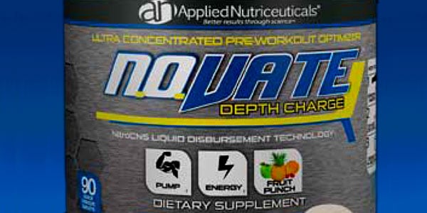 App Nut tablet pre-workout NOvate designed to dissolve in less than 60 seconds