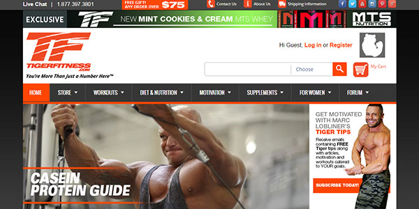 Updated Tiger Fitness now online and competing with the best Updated Tiger Fitness now online and competing with the best
