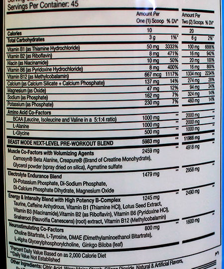 Stack3d @ the '15 Arnold, a whole lot changes made to Beast's pre-workout Beast Mode