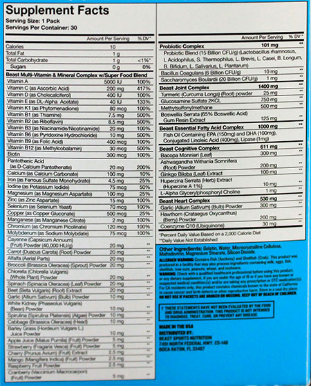 Stack3d @ the '15 Arnold, Beast basics followed up by the multi-vitamin Beast Packs