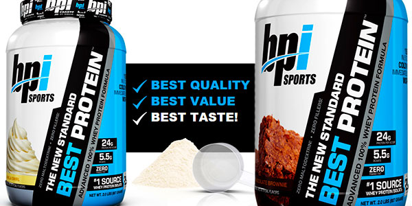 Best Protein hits Bodybuilding.com with a price that puts BPI ahead of Cellucor