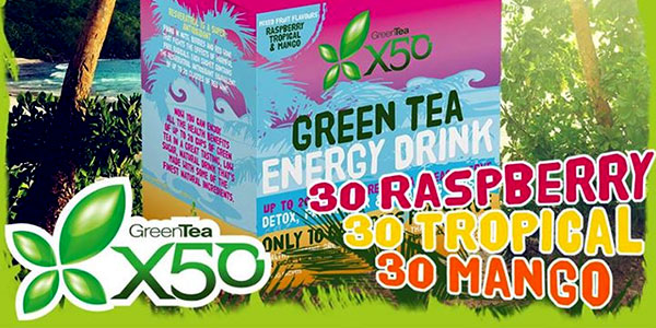 Third Green Tea X50 flavor forces 50% more mixed fruit variety box