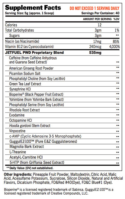 jetfuel powder