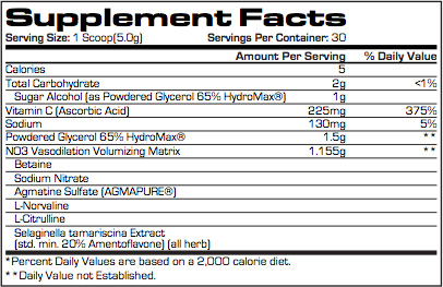 no3 drive powder label