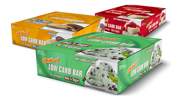 oh yeah low carb bar