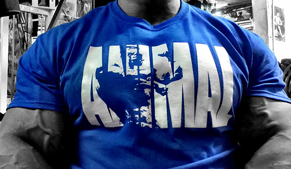 White on blue Animal Whey Iconic Tee launching next Tuesday White on blue Animal Whey Iconic Tee launching next Tuesday