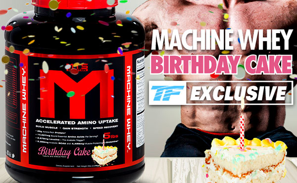 Birthday Cake machine whey