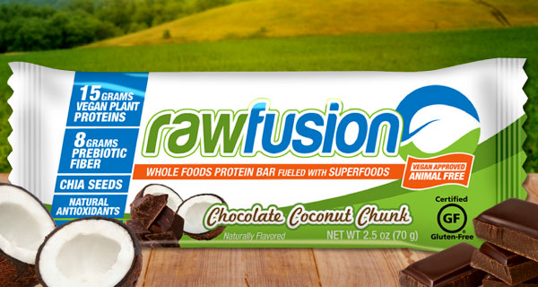 Chocolate Coconut chunk rawfusion bar
